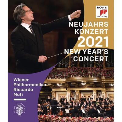 Philharmonique de Vienne Riccardo Muti Concert du Nouvel An 2021 Blu-ray - Publicité Philharmonique de Vienne Riccardo Muti Concert du Nouvel An 2021 Blu-ray - Publicité