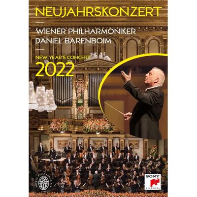 Concert du Nouvel An 2022 de Vienne - Daniel Barenboim - DVD Zone 2 - Publicité Concert du Nouvel An 2022 de Vienne - Daniel Barenboim - DVD Zone 2 - Publicité
