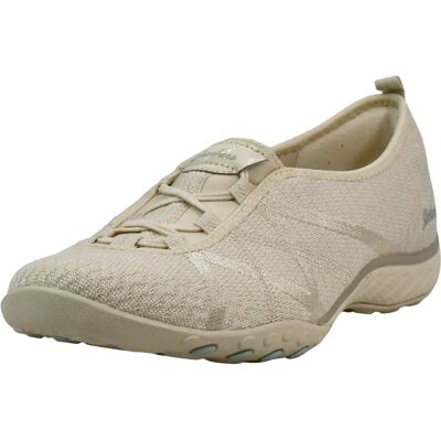 Skechers Breathe-easy Look Sneaker Natur - Sneaker Skechers Breathe-easy Look Sneaker Natur - Sneaker