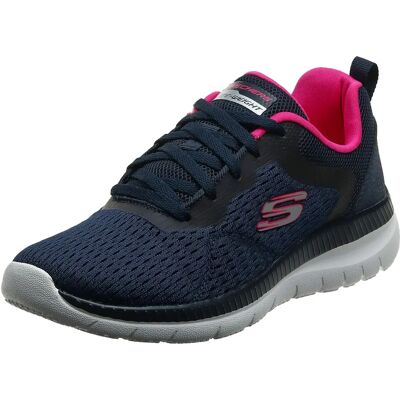 Chaussures de course Skechers Bountiful Quick Path pour Femmes - Bleu - Publicité Chaussures de course Skechers Bountiful Quick Path pour Femmes - Bleu - Publicité