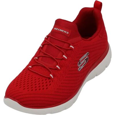Skechers Summits - Fast Attraction Damen rot Slip-On - Halbschuhe Skechers Summits - Fast Attraction Damen rot Slip-On - Halbschuhe