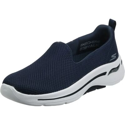 Skechers Womens Performance gO Walk Arch FIT-grateful Navy/White - Sneaker Skechers Womens Performance gO Walk Arch FIT-grateful Navy/White - Sneaker