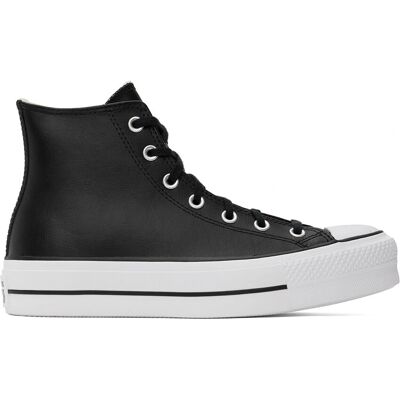 Converse Sorte Chuck Taylor All Star Lift Lædersko - Sneakers Converse Sorte Chuck Taylor All Star Lift Lædersko - Sneakers