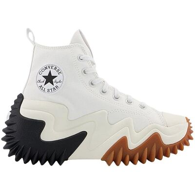 Converse Λευκά Run Star Motion Ψηλά Sneakers - Λευκό/Μαύρο - Μέγεθος: US 6.5 - γυναίκα Converse Λευκά Run Star Motion Ψηλά Sneakers - Λευκό/Μαύρο - Μέγεθος: US 6.5 - γυναίκα