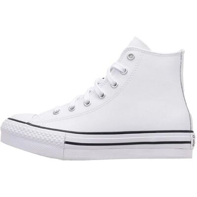 Converse Chuck Taylor All Star Lift Platform Δερμάτινα Παιδικά - λευκό/φυσικό ελεφαντόδοντο/μαύρο Converse Chuck Taylor All Star Lift Platform Δερμάτινα Παιδικά - λευκό/φυσικό ελεφαντόδοντο/μαύρο