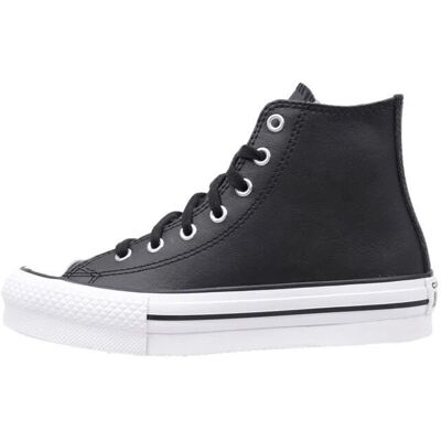 Converse Δερμάτινα Chuck Taylor All Star Platform Παιδιά - μαύρο/φυσικό ελεφαντόδοντο/άσπρο Converse Δερμάτινα Chuck Taylor All Star Platform Παιδιά - μαύρο/φυσικό ελεφαντόδοντο/άσπρο