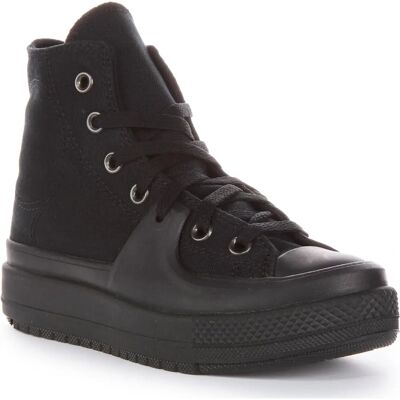 Converse Chuck Taylor All Star Construct - Mono Canvas noir/noir/noir - Publicité Converse Chuck Taylor All Star Construct - Mono Canvas noir/noir/noir - Publicité
