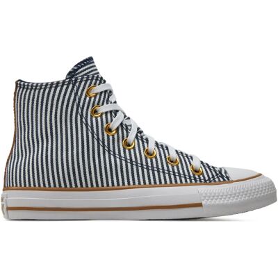 Converse Chuck Taylor All Star Herringbone Stripe Play On Fashion Hi - Blau - A07232C Converse Chuck Taylor All Star Herringbone Stripe Play On Fashion Hi - Blau - A07232C
