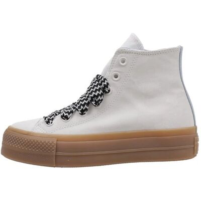 Sneaker Converse Chuck Taylor All Star Lift Bianco/Azzurro - Sneakers Sneaker Converse Chuck Taylor All Star Lift Bianco/Azzurro - Sneakers