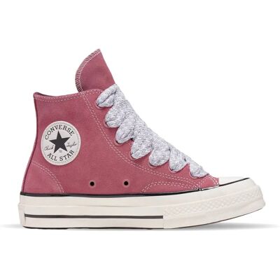 Converse Chuck 70 - Rózsaszín velúrs magas szárú cipő Converse Chuck 70 - Rózsaszín velúrs magas szárú cipő