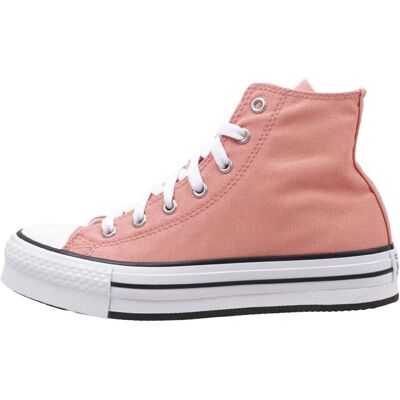 Converse Chuck Taylor Eva Lift - Baskets - Orange - Unisexe - Plateforme - Publicité Converse Chuck Taylor Eva Lift - Baskets - Orange - Unisexe - Plateforme - Publicité