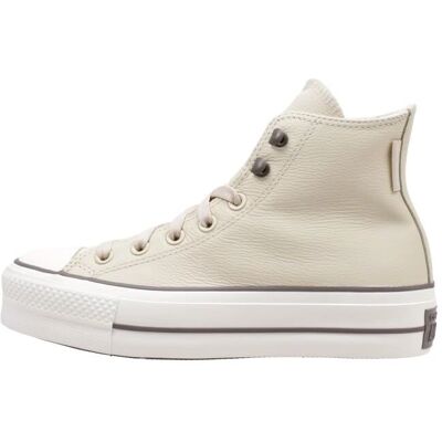 Converse Beige Weatherized Leather Chuck TAYLOR ALL STAR LIFT PLATFORM Zapatillas - Zapatillas Converse Beige Weatherized Leather Chuck TAYLOR ALL STAR LIFT PLATFORM Zapatillas - Zapatillas