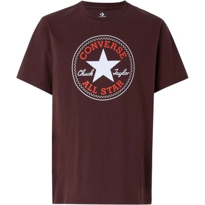 Converse Go-To All Star Patch Braun XL - T-Shirt Converse Go-To All Star Patch Braun XL - T-Shirt