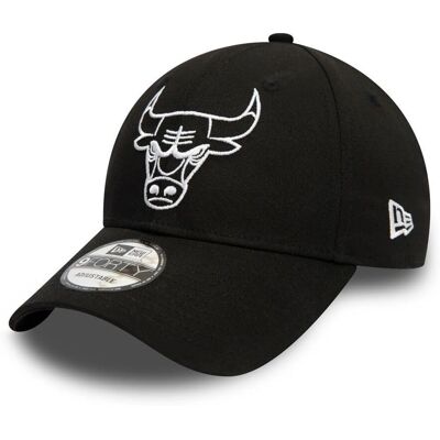 New Era Chicago Bulls Essential Outline 9FORTY schwarz New Era Chicago Bulls Essential Outline 9FORTY schwarz