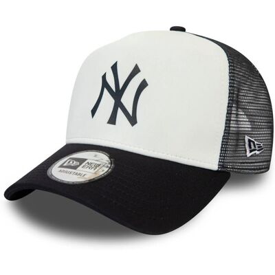 New Era MLB New York Yankees Colour Block Trucker Snapback Cap (12380796) nero/bianco New Era MLB New York Yankees Colour Block Trucker Snapback Cap (12380796) nero/bianco