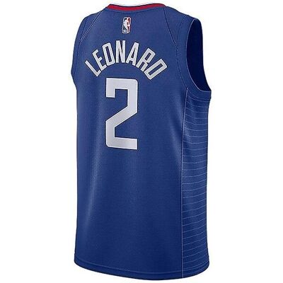 Nike Kawhi Leonard Los Angeles Clippers Niebieski T-shirt - Koszykówka Nike Kawhi Leonard Los Angeles Clippers Niebieski T-shirt - Koszykówka