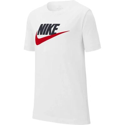 Camiseta Nike Futura Icon AR5252107 para niños blanca Camiseta Nike Futura Icon AR5252107 para niños blanca