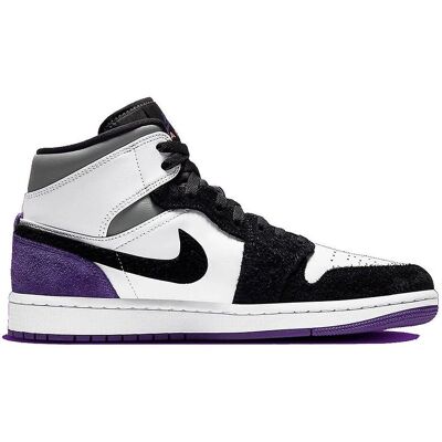 Nike Jordan 1 Mid Se Pourpre - Baskets - Publicité Nike Jordan 1 Mid Se Pourpre - Baskets - Publicité
