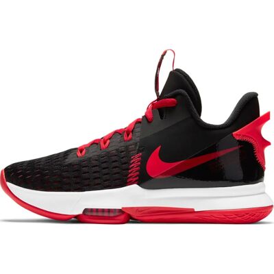 Nike LeBron Witness 5 Bred Czarny/Czerwony-Biały Buty do koszykówki - Buty do koszykówki Nike LeBron Witness 5 Bred Czarny/Czerwony-Biały Buty do koszykówki - Buty do koszykówki