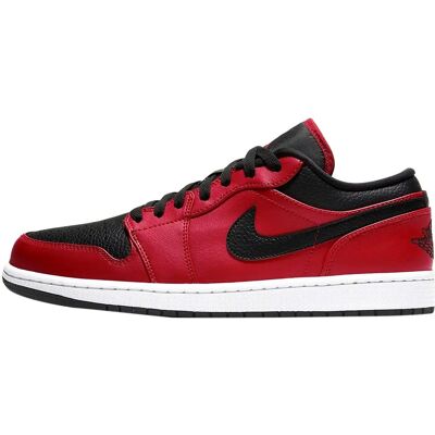 Nike Air Jordan 1 Low - Czarny/Czerwony/Biały - Buty Nike Air Jordan 1 Low - Czarny/Czerwony/Biały - Buty