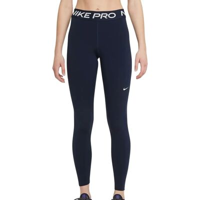 Legginsy Nike Obsidian/White z siatką w talii - Leggings Legginsy Nike Obsidian/White z siatką w talii - Leggings