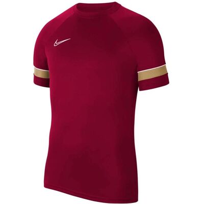 Nike Röd/Gold Academy 21 SS Top – Fuktighetsreglerande sporttröja Nike Röd/Gold Academy 21 SS Top – Fuktighetsreglerande sporttröja