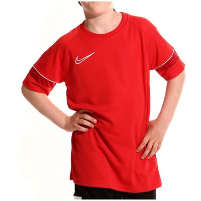 Nike Academy 21 Unisex Rojo/Rojo Gimnasio - Camiseta Nike Academy 21 Unisex Rojo/Rojo Gimnasio - Camiseta
