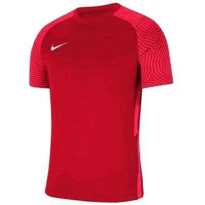 Nike Drifit Strike II CW3544657 camiseta de correr todo el año roja Nike Drifit Strike II CW3544657 camiseta de correr todo el año roja