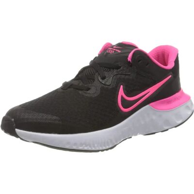 Nike Childrens Renew Run 2 Gs Black Trainers - Size Uk 3.5 Nike Childrens Renew Run 2 Gs Black Trainers - Size Uk 3.5