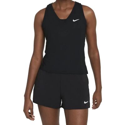 Nike Top da tennis donna Dri-FIT Court Victory - Nero Nike Top da tennis donna Dri-FIT Court Victory - Nero
