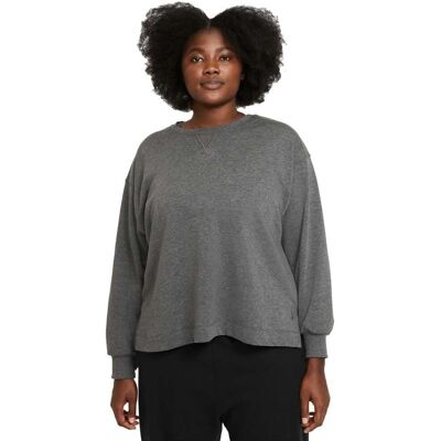 Maglietta da yoga a maniche lunghe Nike French Terry donna Maglietta da yoga a maniche lunghe Nike French Terry donna