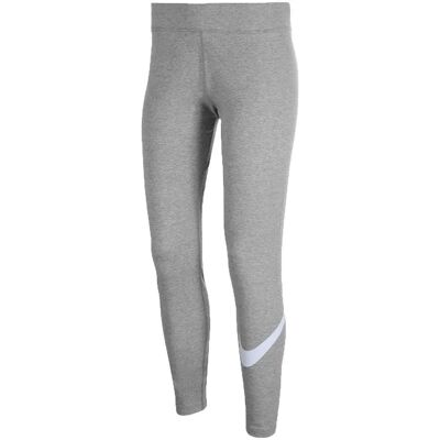 Nike Mid-Rise Swoosh Leggings - Grau - Damen Nike Mid-Rise Swoosh Leggings - Grau - Damen