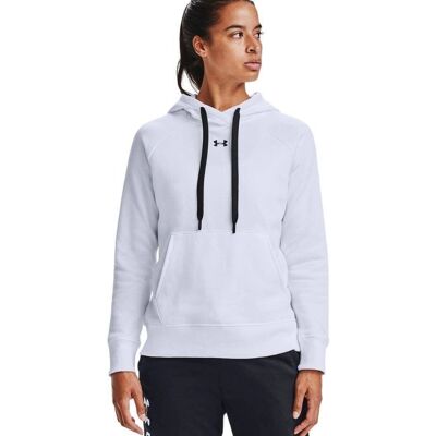 Under Armour Rival Fleece HB Hoodie - Weiß - XXL - Frauen - Hoodie Under Armour Rival Fleece HB Hoodie - Weiß - XXL - Frauen - Hoodie