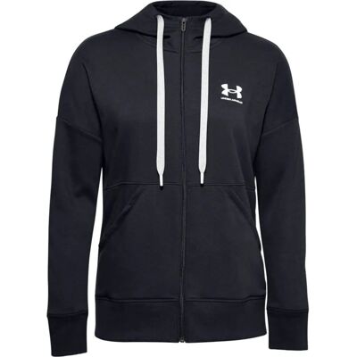 Hanorac cu glugă din fleece negru Under Armour - Casual Sport pentru Femei Hanorac cu glugă din fleece negru Under Armour - Casual Sport pentru Femei