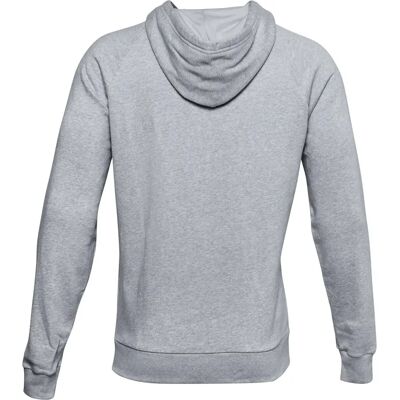 Under Armour Herren Rival Fleece Hoodie - Grau - Kapuzen Fleece Shirt Under Armour Herren Rival Fleece Hoodie - Grau - Kapuzen Fleece Shirt