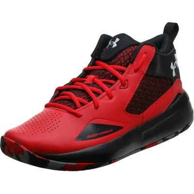 Under Armour Lockdown 5 - Buty do koszykówki - Mężczyzna Czarny/Czerwony Under Armour Lockdown 5 - Buty do koszykówki - Mężczyzna Czarny/Czerwony