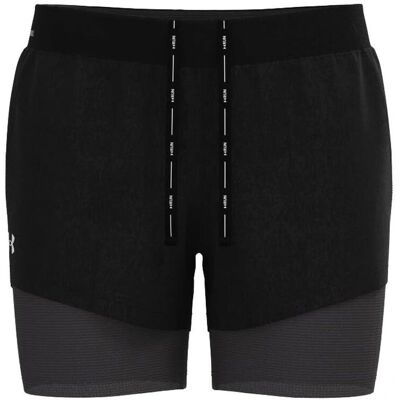Under Armour Damen IsoChill 2in1 Laufshorts - Schwarz - XS Under Armour Damen IsoChill 2in1 Laufshorts - Schwarz - XS