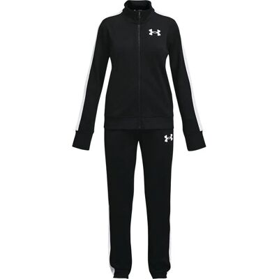 Under Armour Mädels Strick-Trainingsanzug - Schwarz - Jugend Klein Under Armour Mädels Strick-Trainingsanzug - Schwarz - Jugend Klein