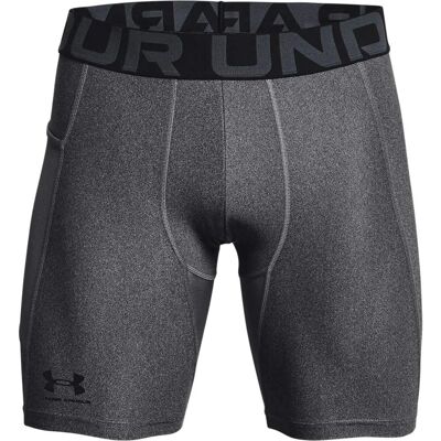 Under Armour Uomo Shorts di Compression HeatGear Armour Grigio - Multisport Under Armour Uomo Shorts di Compression HeatGear Armour Grigio - Multisport