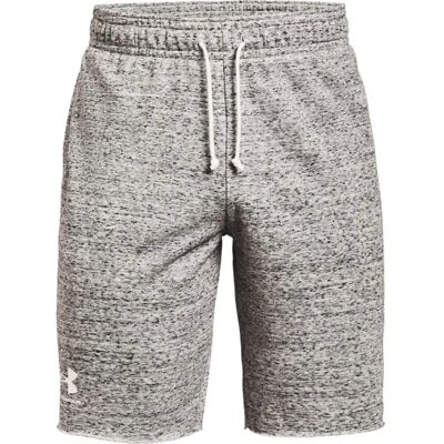 Under Armour Short Rival Terry gris clair - Shorts - Publicité Under Armour Short Rival Terry gris clair - Shorts - Publicité