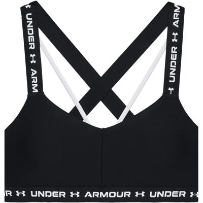 Sostegno sportivo Under Armour Crossback Low - Multisport, Poliestere, Nero Sostegno sportivo Under Armour Crossback Low - Multisport, Poliestere, Nero