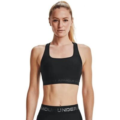 Under Armour Black Crossback Mid Sports Bra - Sports Type Under Armour Black Crossback Mid Sports Bra - Sports Type