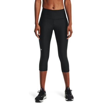 Under Armour HeatGear Armour Rutschfritt Gummiband Capri - Schwarz/Weiß - Größe: S Under Armour HeatGear Armour Rutschfritt Gummiband Capri - Schwarz/Weiß - Größe: S