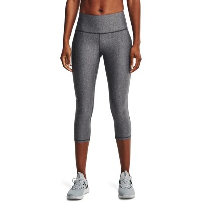 Under Armour Damen HeatGear Capris - Dunkelgrau - Größe 8 UK Under Armour Damen HeatGear Capris - Dunkelgrau - Größe 8 UK