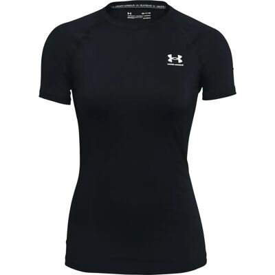 Under Armour Damen HeatGear Kompressions-T-Shirt - Schwarz Under Armour Damen HeatGear Kompressions-T-Shirt - Schwarz