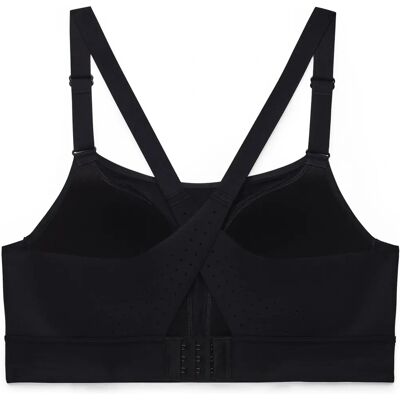 Sutien Sportiv cu Susținere Ridicată Under Armour RUSH - Negru / Negru / Iridescent - 36A Sutien Sportiv cu Susținere Ridicată Under Armour RUSH - Negru / Negru / Iridescent - 36A