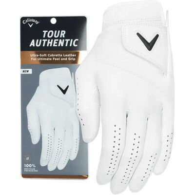Gant de golf Callaway Tour Authentic blanc - Publicité Gant de golf Callaway Tour Authentic blanc - Publicité