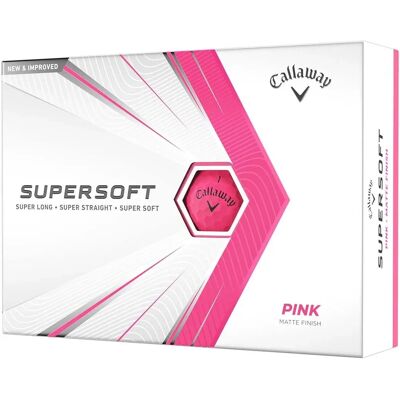 Balles de golf roses Callaway Supersoft - Balles de golf - Publicité Balles de golf roses Callaway Supersoft - Balles de golf - Publicité