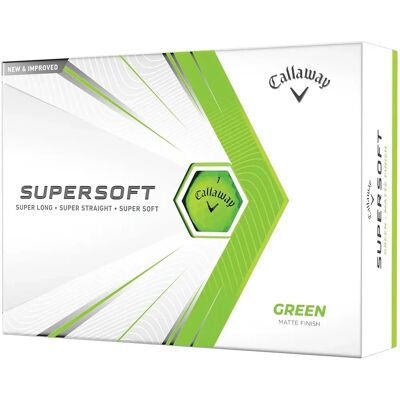 Callaway Supersoft Mat - Balles de golf Vert - Publicité Callaway Supersoft Mat - Balles de golf Vert - Publicité