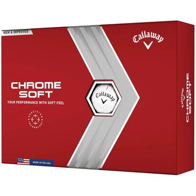 Ballons de golf Callaway Chrome Soft 22 - Distance, Sensation, Contrôle - Publicité Ballons de golf Callaway Chrome Soft 22 - Distance, Sensation, Contrôle - Publicité